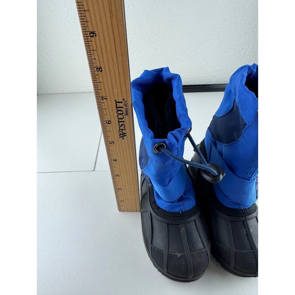 Kamik Fireball Kids‎ Blue Winter Snow Boots Waterproof Size 8
